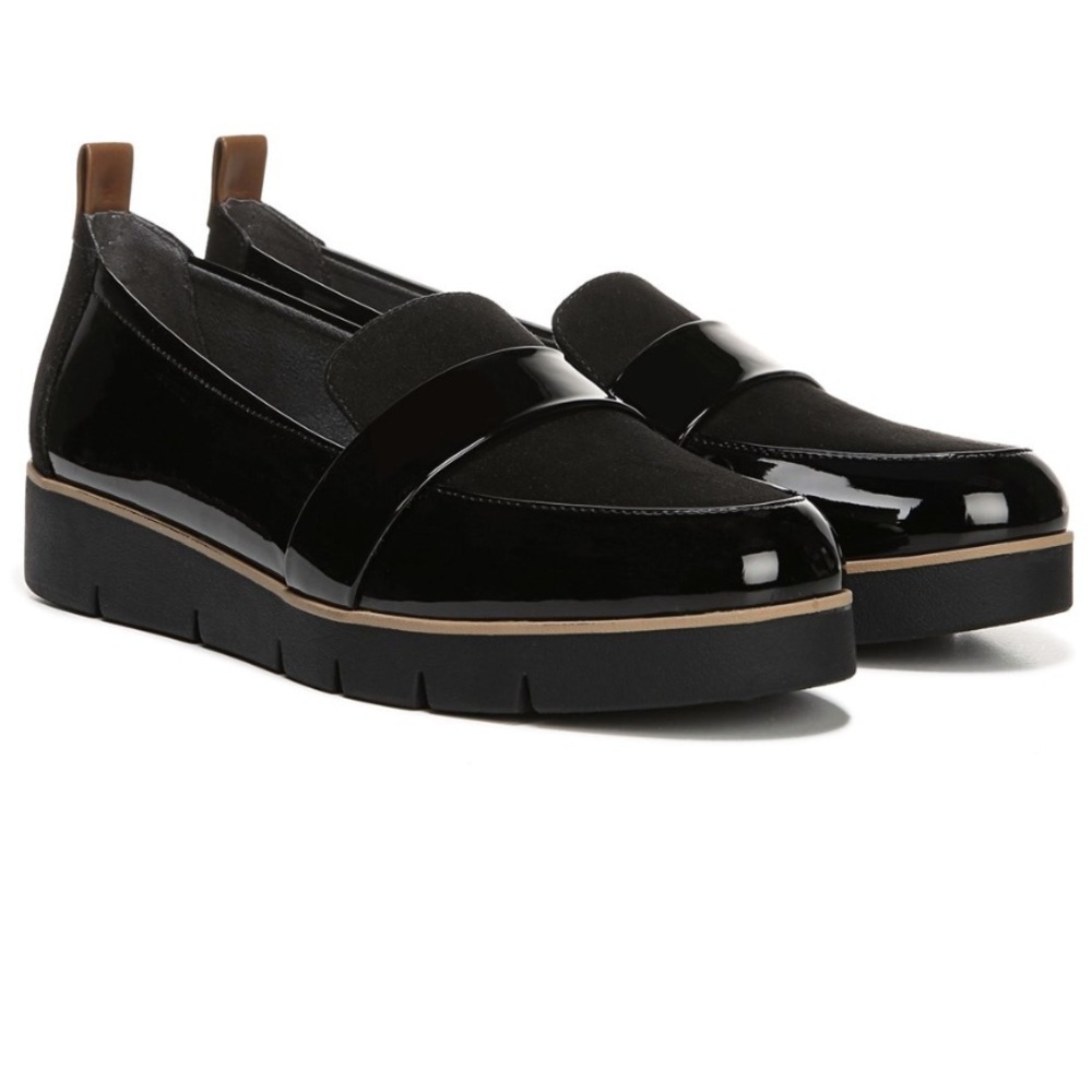 Dr. Scholl's Black Patent Leather Loafers Sz 7